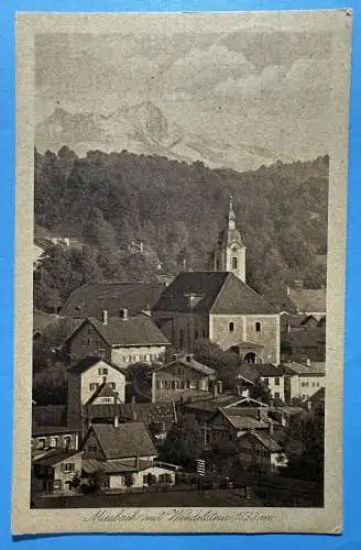 Ak Miesbach mit Wendelstein