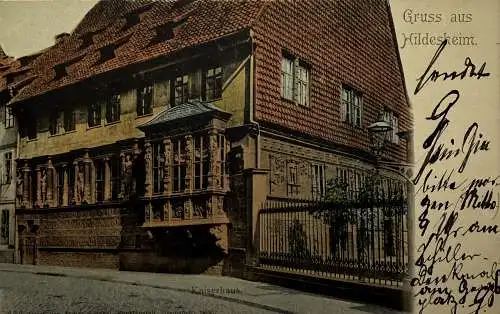 Ak Gruss aus Hildesheim, Kaiserhaus