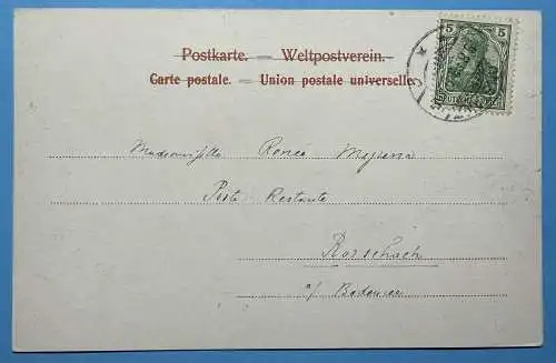 Ak Konstanz, Rheinthorthurm