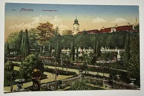 Ak Mainau, Rosengarten 