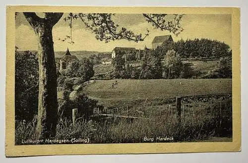 Ak Luftkurort Hardegsen (Solling), Burg Hardeck