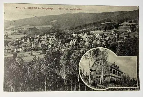 Ak Bad Flinsberg im Isergebirge