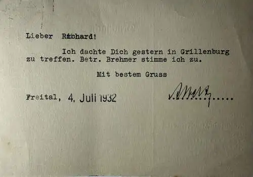 Postkarte, Motorrad-Club Freital e. V.