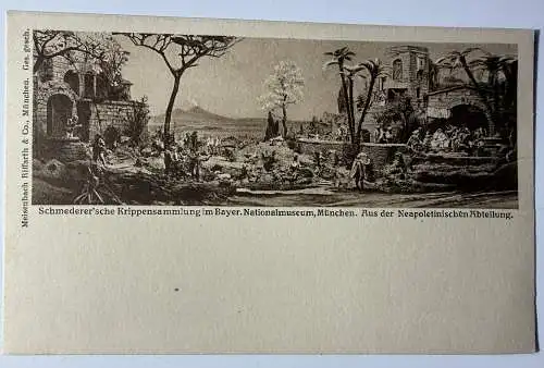 Ak Weihnachtskrippe, Nationalmuseum München 