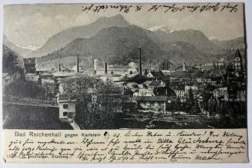 Ak Bad Reichenhall gegen Karlstein