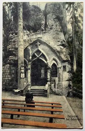 Ak Betgraben bei Schwoika (Svojkov b. Česká Lipa), Böhmen, Sudeten