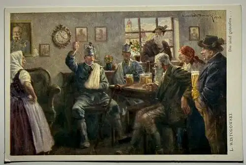 Ak  I. Wk, Militär - Die sind gelaufen…