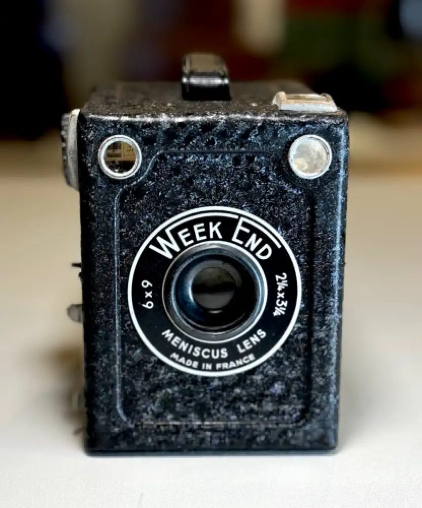 Box  Goldstein Goldy Week End, circa 1950 collector's camera 0