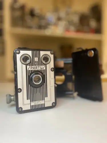Collector's camera, Box Spartus, USA, circa 1950