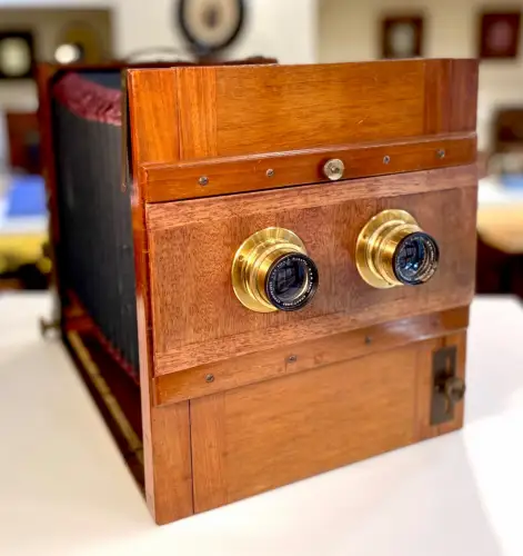 Chambre Photographique Stéréo cira 1900