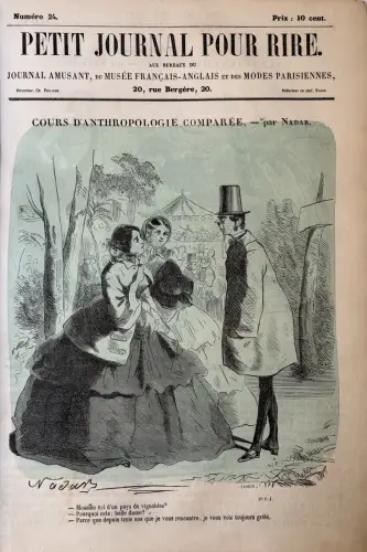 Petit Journal pour Rire de NADAR 131 premiers numéros 1856-1858