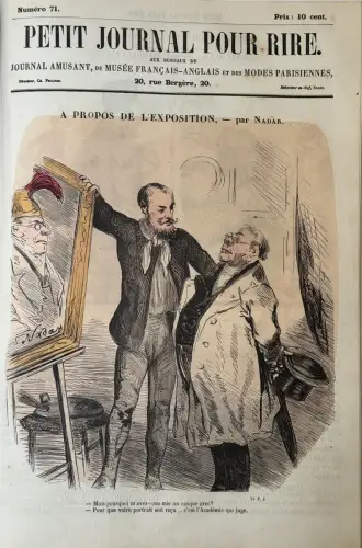Petit Journal pour Rire de NADAR 131 premiers numéros 1856-1858