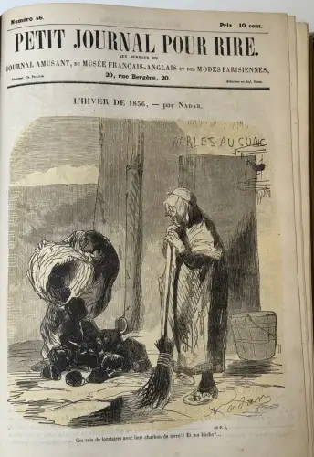 Petit Journal pour Rire de NADAR 131 premiers numéros 1856-1858