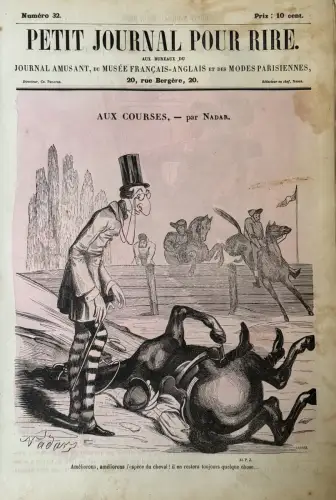 Petit Journal pour Rire de NADAR 131 premiers numéros 1856-1858