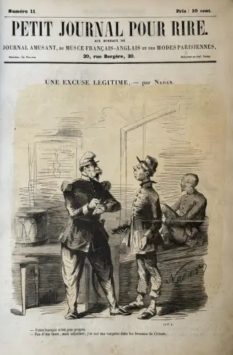 Petit Journal pour Rire de NADAR 131 premiers numéros 1856-1858