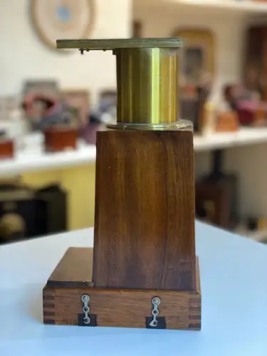 Agrandisseur solaire laiton et acajou -photographie vintage  circa 1900