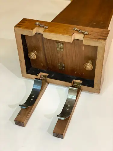 Agrandisseur solaire laiton et acajou -photographie vintage  circa 1900