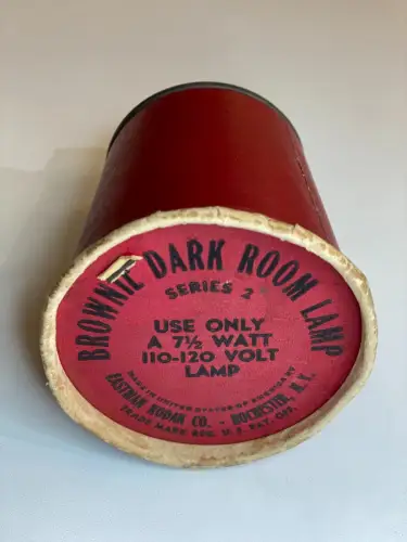 Ampoule Inactinique Vintage  Brownie Dark Room Lamp Serie 2 Eastman Kodak