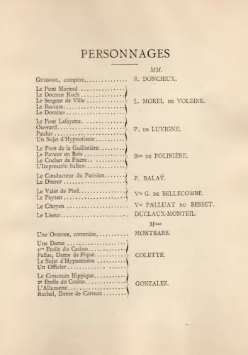 Divan-Revue par le Vicomte A. de Launay,Lyon, 1891