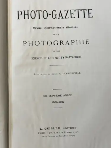 Photo-Gazette 1897-1908 12 volumes