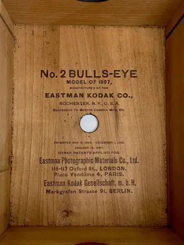 KODAK Bulls-Eye N°2 - Collector's camera - 1897