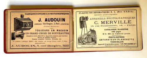 Carnet du Photographe Amateur, Charles JACOB Paris 1891