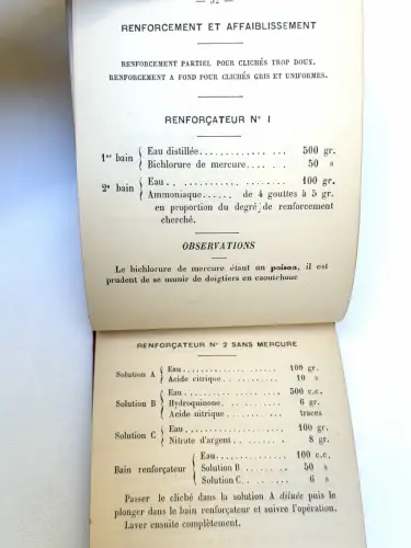 Carnet du Photographe Amateur, Charles JACOB Paris 1891