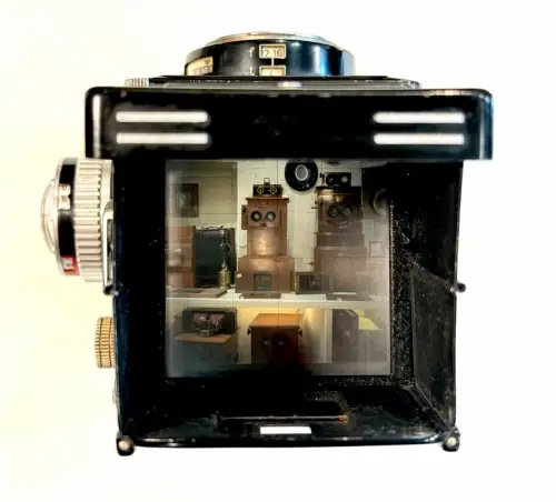 Rolleiflex T1 Gris Objectif Tessar 3,5/75 avec étui