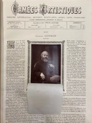 Camées Artistiques - Edition originale Paris circa 1881