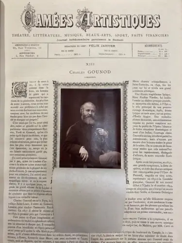 Camées Artistiques - Edition originale Paris circa 1881