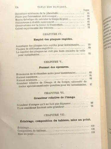 Manuel Pratique de Photographie Inatantane par A Agle, Paris,1891
