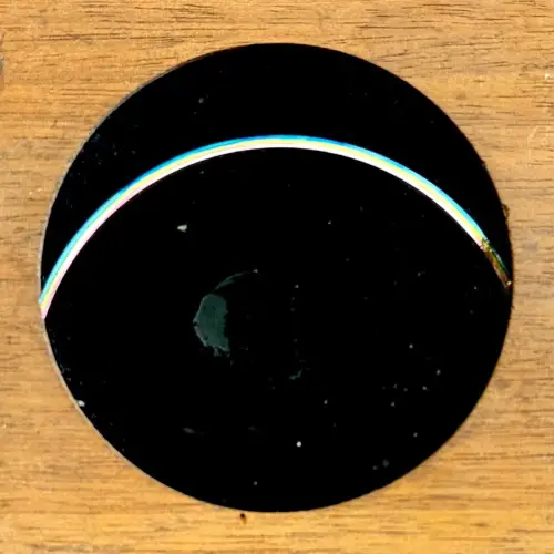 Astronomie, Eclipse, plaque pour Lanterne Magique