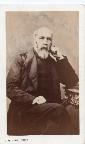 Armand BARBES CDV par G.M. Legé associé de Carjat c.1865 tirage albuminé