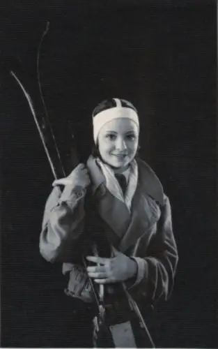 Vintage Photography La Skieuse, tirage d'époque c. 1930