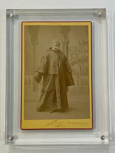 NADAR - Henri Maubant de la Comédie Française Photo vintage 16 x 10,5cm