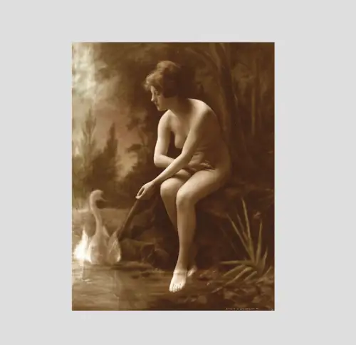 Charles W. GILHOUSEN (1867-1929) "Fountain of Youth" Photographie Vintage 1917