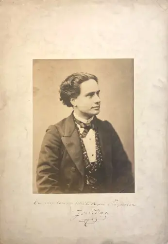 JOURDAN par Pierre PETIT Tirage albuminé d'époque signé c. 1860 Vintage photo