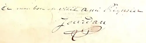 JOURDAN par Pierre PETIT Tirage albuminé d'époque signé c. 1860 Vintage photo