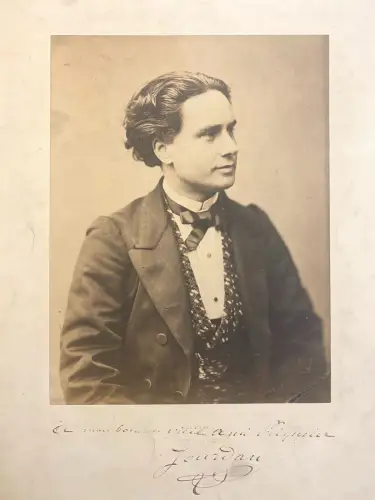 JOURDAN par Pierre PETIT Tirage albuminé d'époque signé c. 1860 Vintage photo