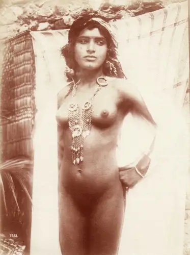 Tunisienne par LENHERT & LANDROCK Tirage argentique circa 1905