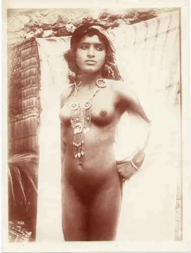 Tunisienne par LENHERT & LANDROCK Tirage argentique circa 1905