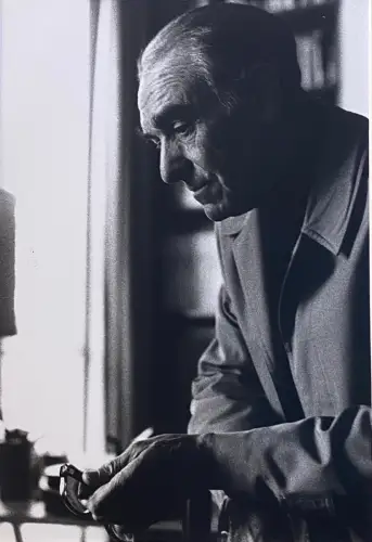 Portrait de Robert Doisneau - Tirage argentique d'époque - par Rosine Nusimovici