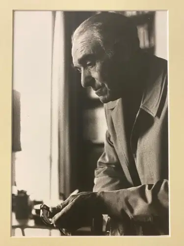 Portrait de Robert Doisneau - Tirage argentique d'époque - par Rosine Nusimovici