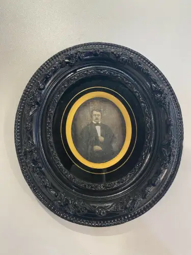 Daguerréotype - 1/6ème de plaque Cadre Napoléon III  - 1872