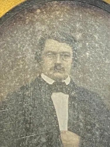 Daguerréotype - 1/6ème de plaque Cadre Napoléon III  - 1872