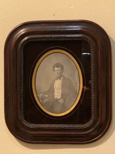 Daguerréotype demi-plaque - Dans son cadre Napoléon III - Circa 1850