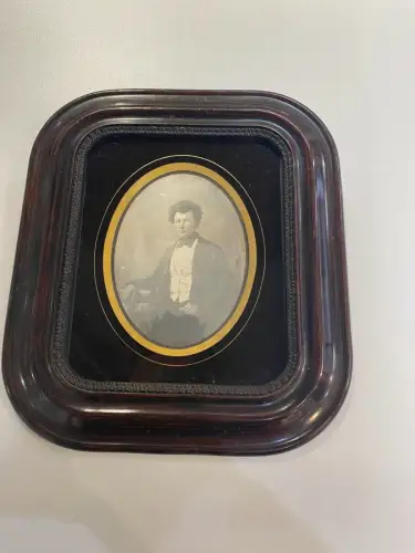 Daguerréotype demi-plaque - Dans son cadre Napoléon III - Circa 1850