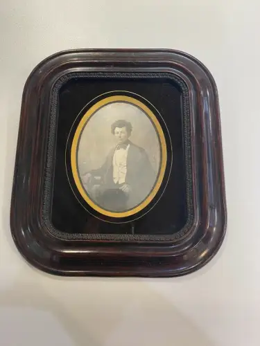 Daguerréotype demi-plaque - Dans son cadre Napoléon III - Circa 1850