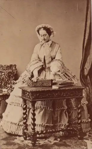 L'Impératrice Eugénie, CDV par Disderi circa 1860 tirage albuminé d'époque