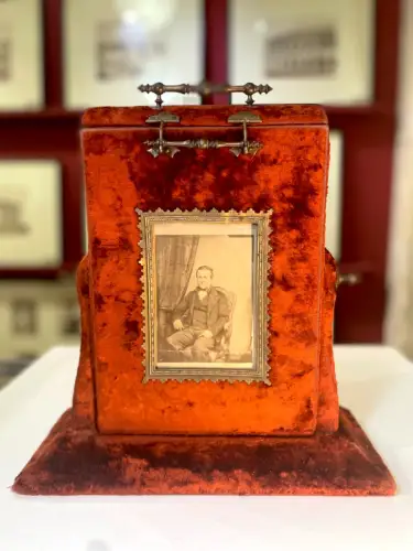 Album de table en velours pour Cartes de Cabinet c.1880